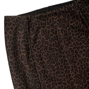 Liverpool Cheetah Print Pencil Skirt Stretch Size 6